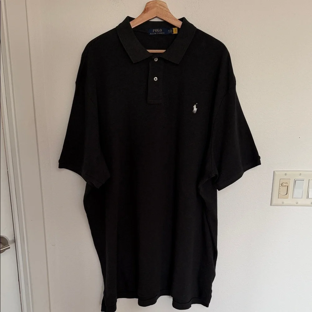 Polo by Ralph Lauren dark grey  Polo Shirt with cream Pony